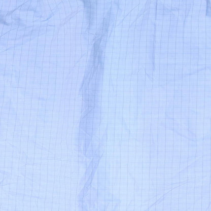 Next Mens Blue Check   Button-Up One Size