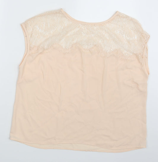 Preworn Womens Pink   Basic Blouse One Size