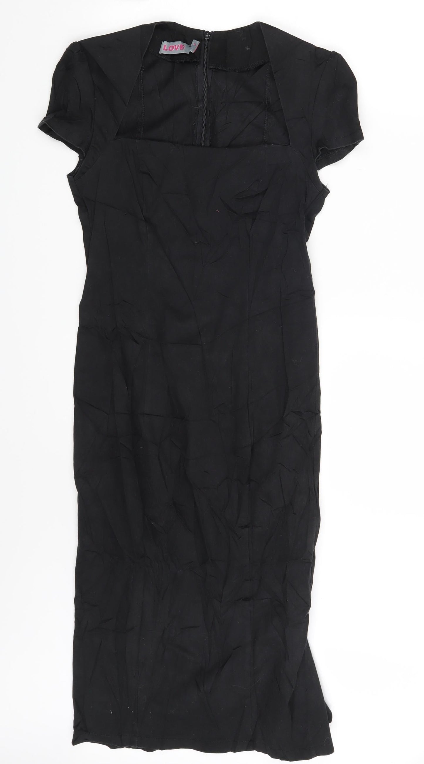 Love Womens Black   A-Line  Size S