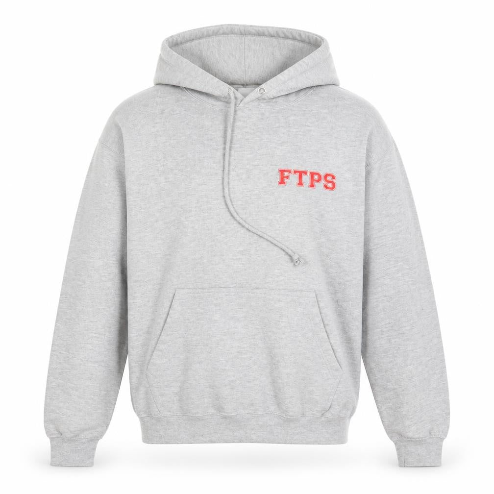 Justhoods Mens Grey   Pullover Hoodie Size S  - FTPS