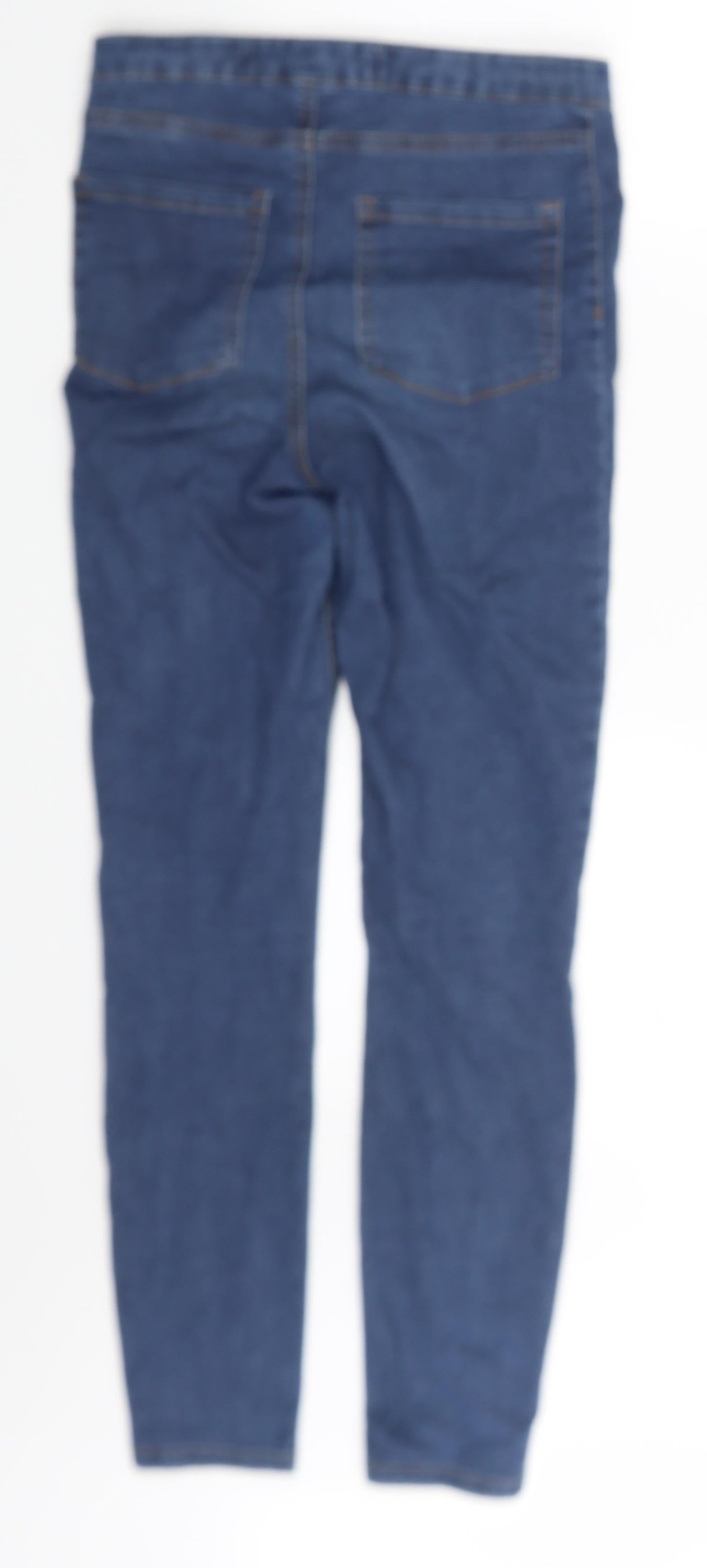 Denim & Co. Womens Blue   Skinny Jeans Size 8 L27 in