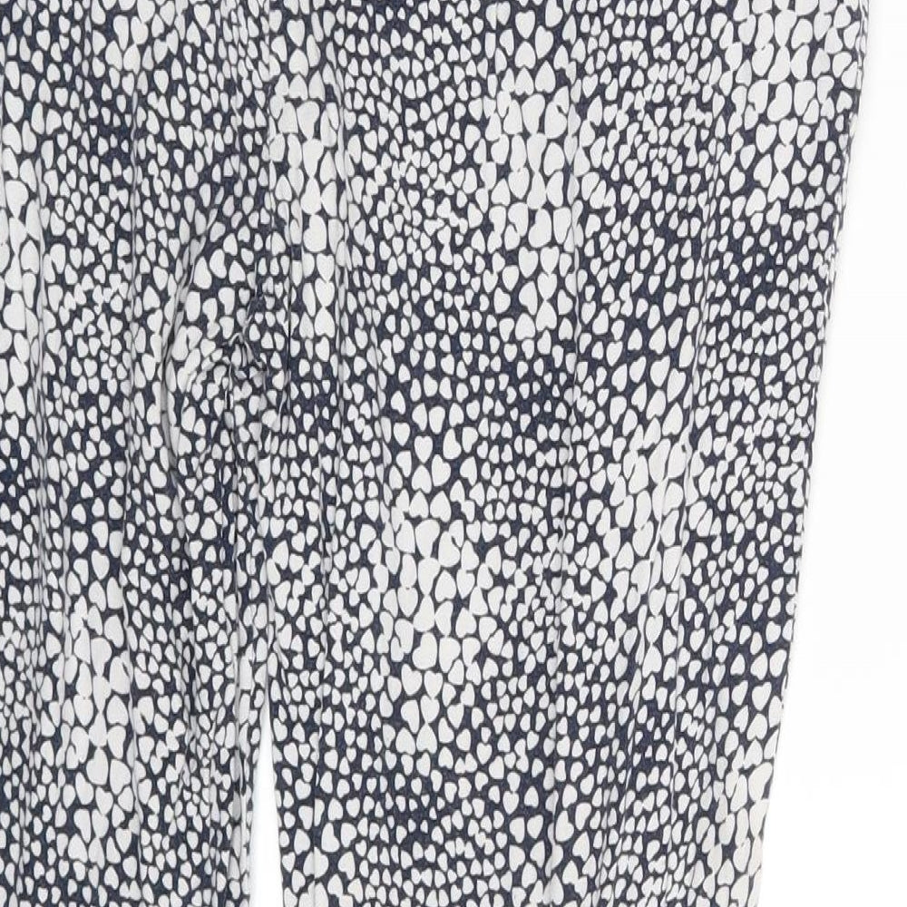 ONLY  Womens Multicoloured Polka Dot  Sweatpants Trousers Size 10 L24 in