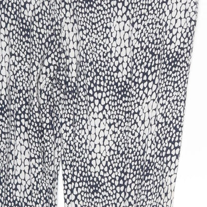 Only  Womens Multicoloured Polka Dot  Sweatpants Trousers Size 10 L24 in