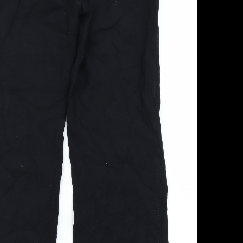 Marks & Spencer Womens Black   Trousers  Size 14 L25 in