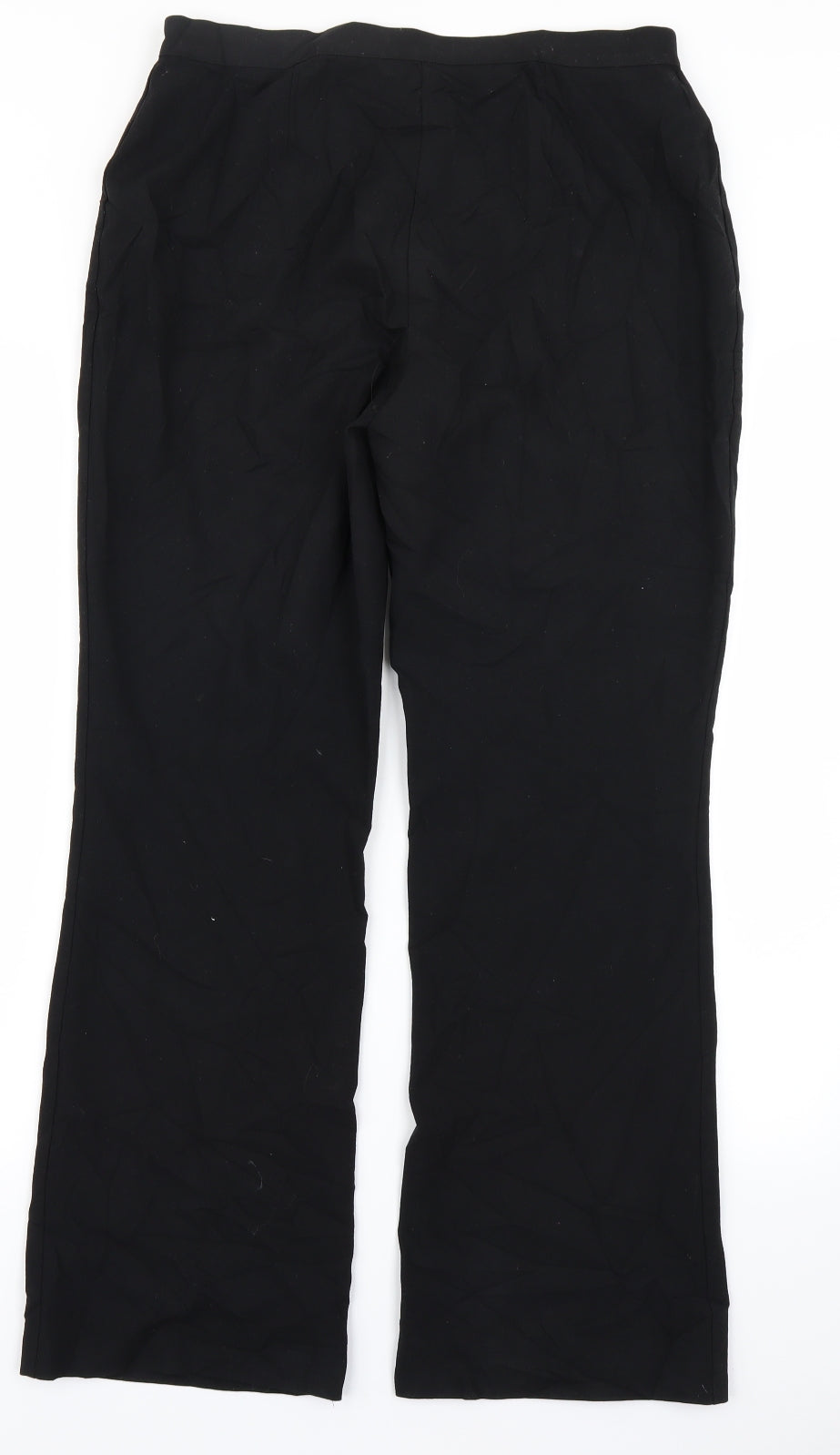 St Michael Womens Black   Trousers  Size 14 L26 in