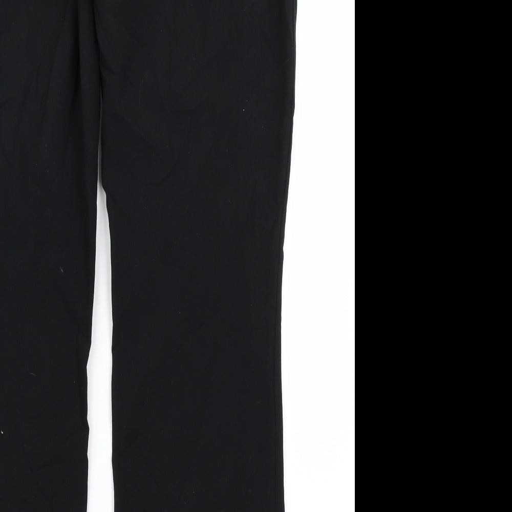 St Michael Womens Black   Trousers  Size 14 L26 in