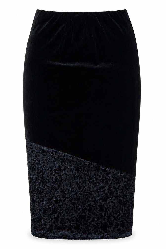 Principles Womens Black Animal Print  Straight & Pencil Skirt Size 32 in