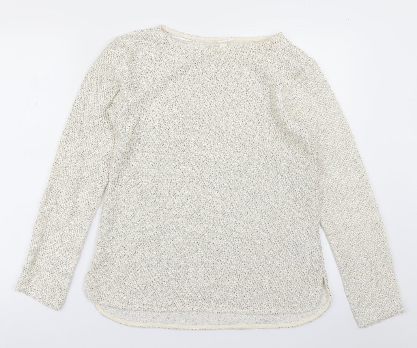 H&M Womens White   Pullover Jumper Size XS