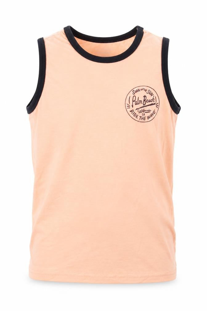 Primark Boys Orange   Basic Tank Size 8-9 Years