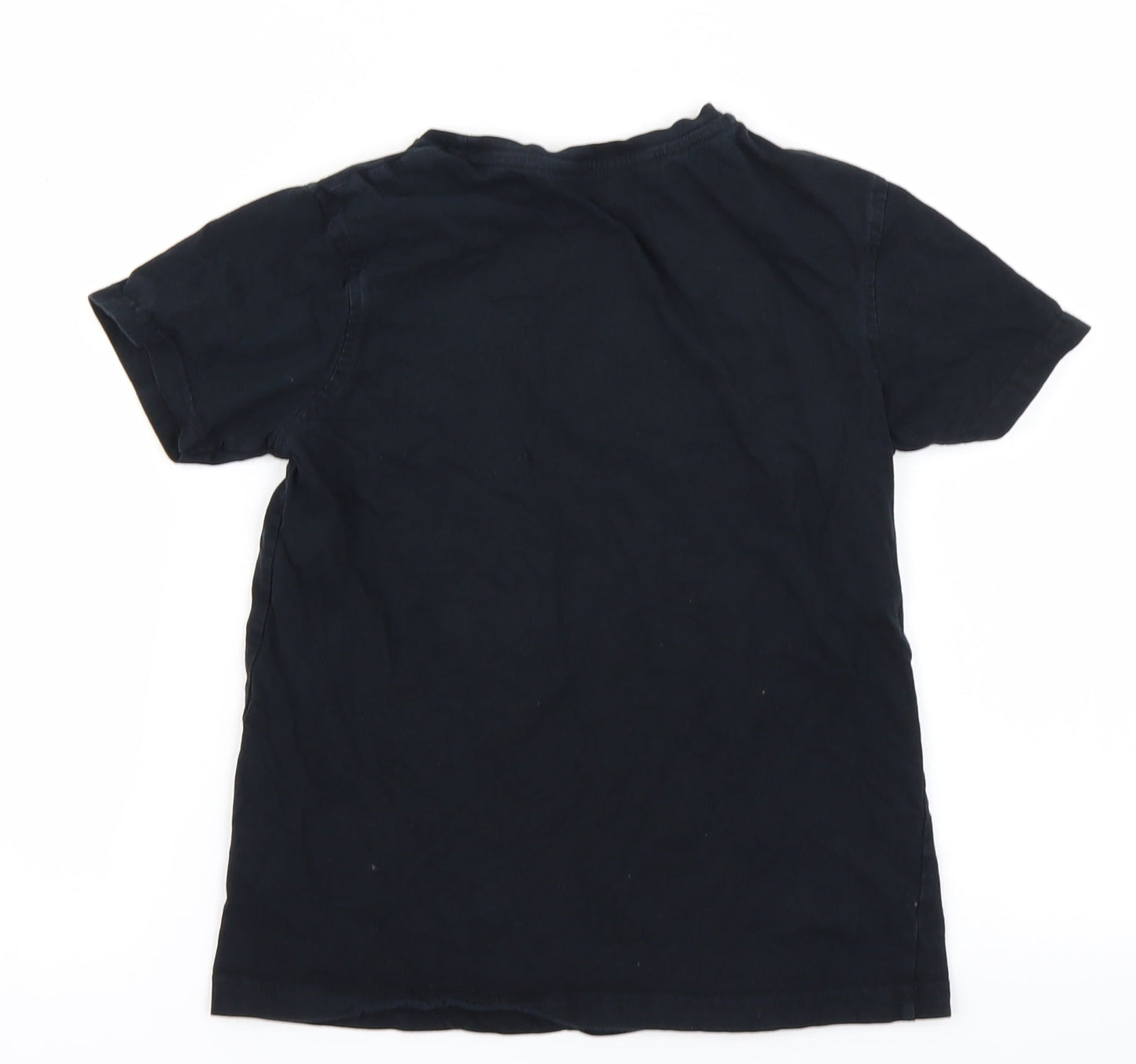 George Boys Black   Basic T-Shirt Size 9-10 Years