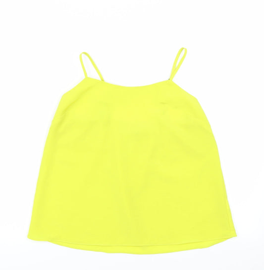 River Island Womens Yellow   Camisole Blouse Size 10
