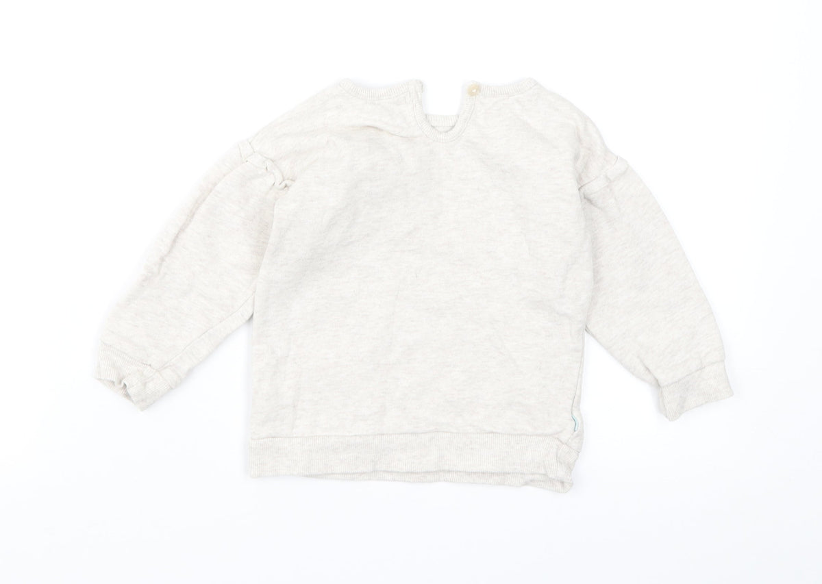 Disney Baby Girls Brown Geometric  Pullover Casual Size 12-18 Months  - Winnie The Pooh