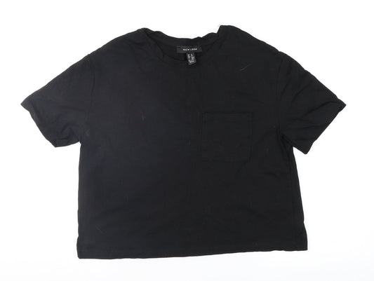 New Look Womens Black   Basic T-Shirt Size 8