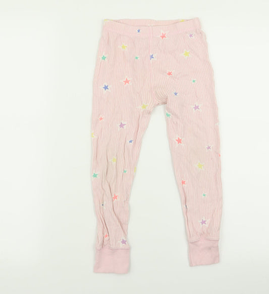 NEXT Girls Pink Striped  Cami Pyjama Pants Size 4-5 Years