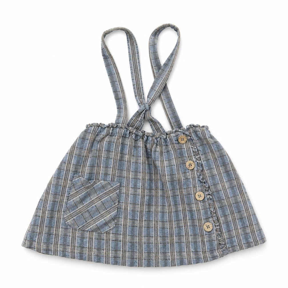 NEXT Girls Multicoloured Check  Fit & Flare  Size 4-5 Years