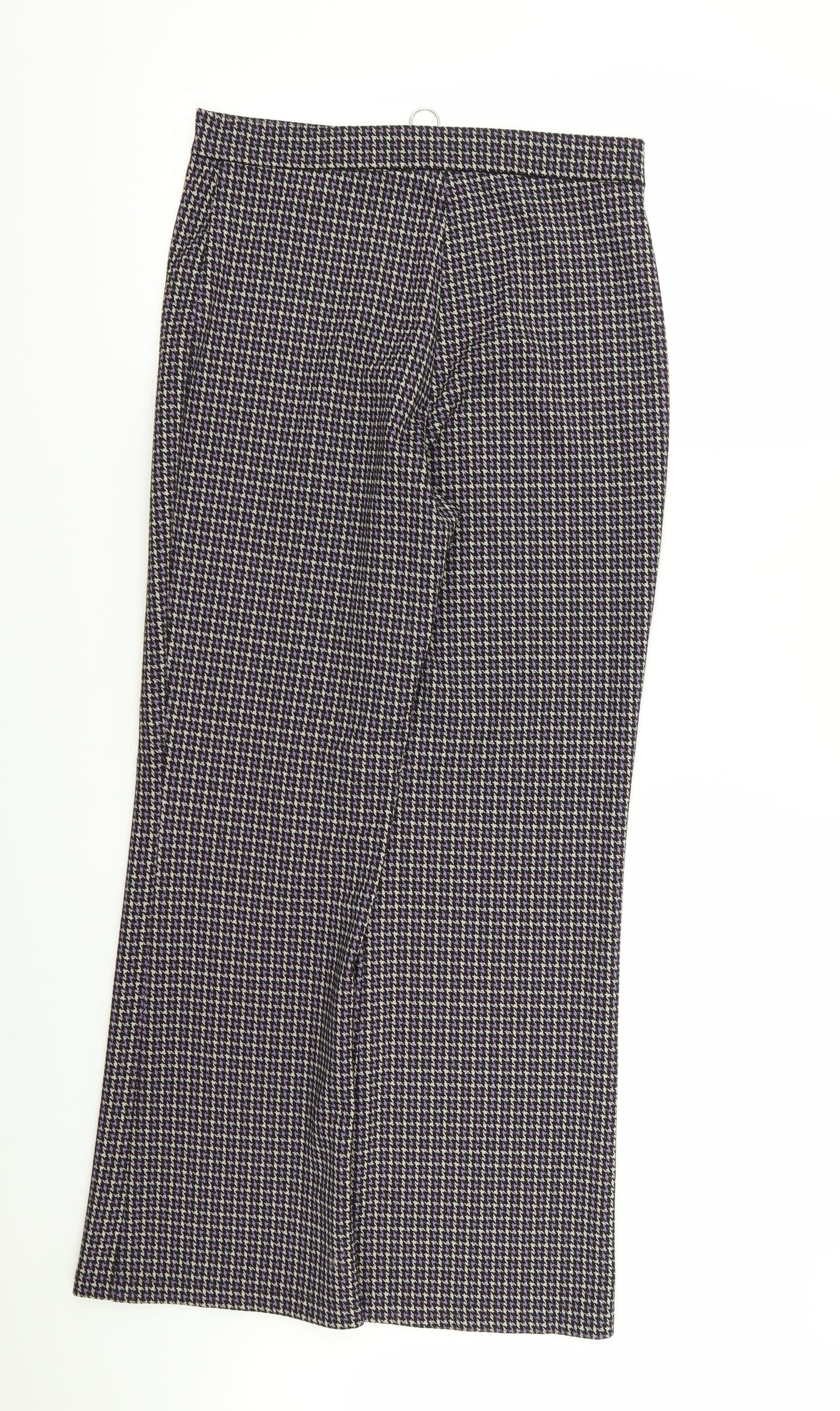 Preworn Womens Multicoloured Houndstooth  Trousers  Size 28 in L28 in