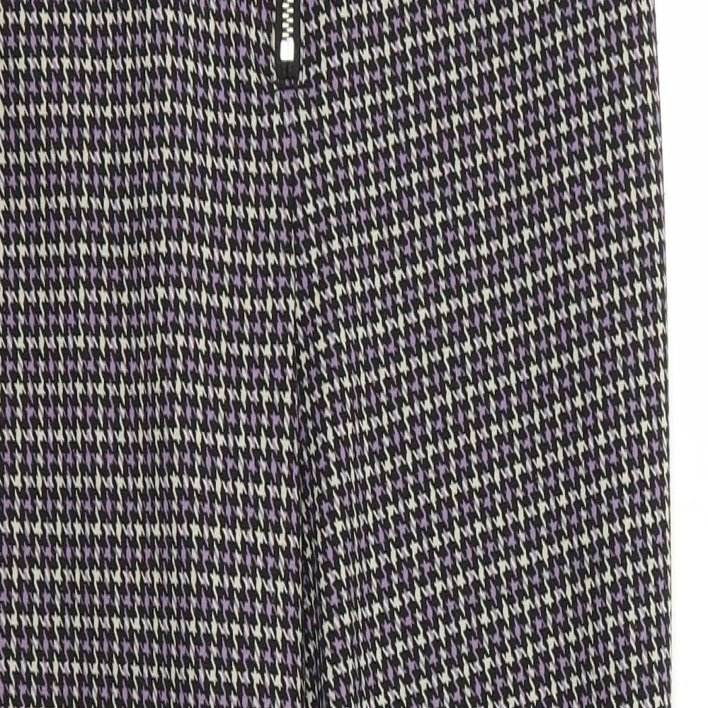 Preworn Womens Multicoloured Houndstooth  Trousers  Size 28 in L28 in