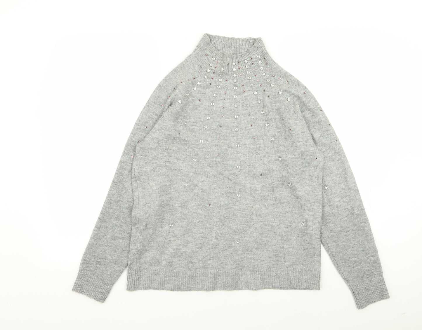 Dorothy Perkins Womens Grey   Pullover Jumper Size 12