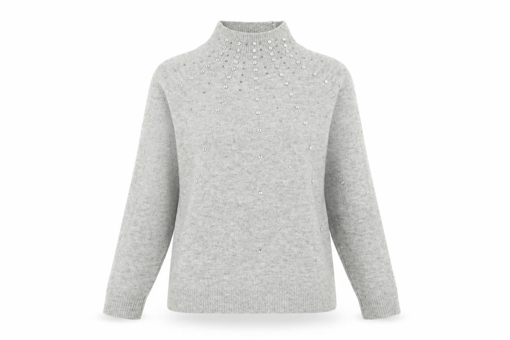 Dorothy Perkins Womens Grey   Pullover Jumper Size 12