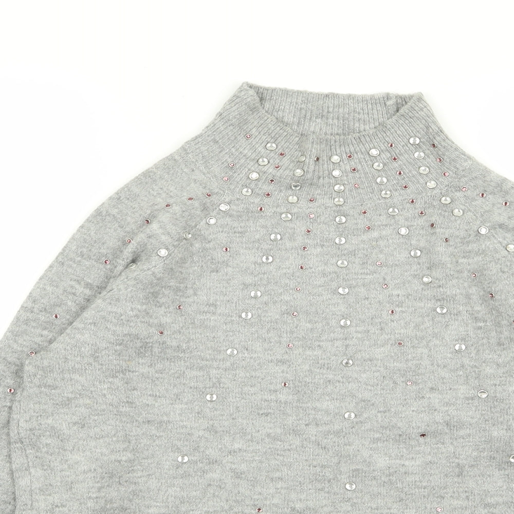 Dorothy Perkins Womens Grey   Pullover Jumper Size 12