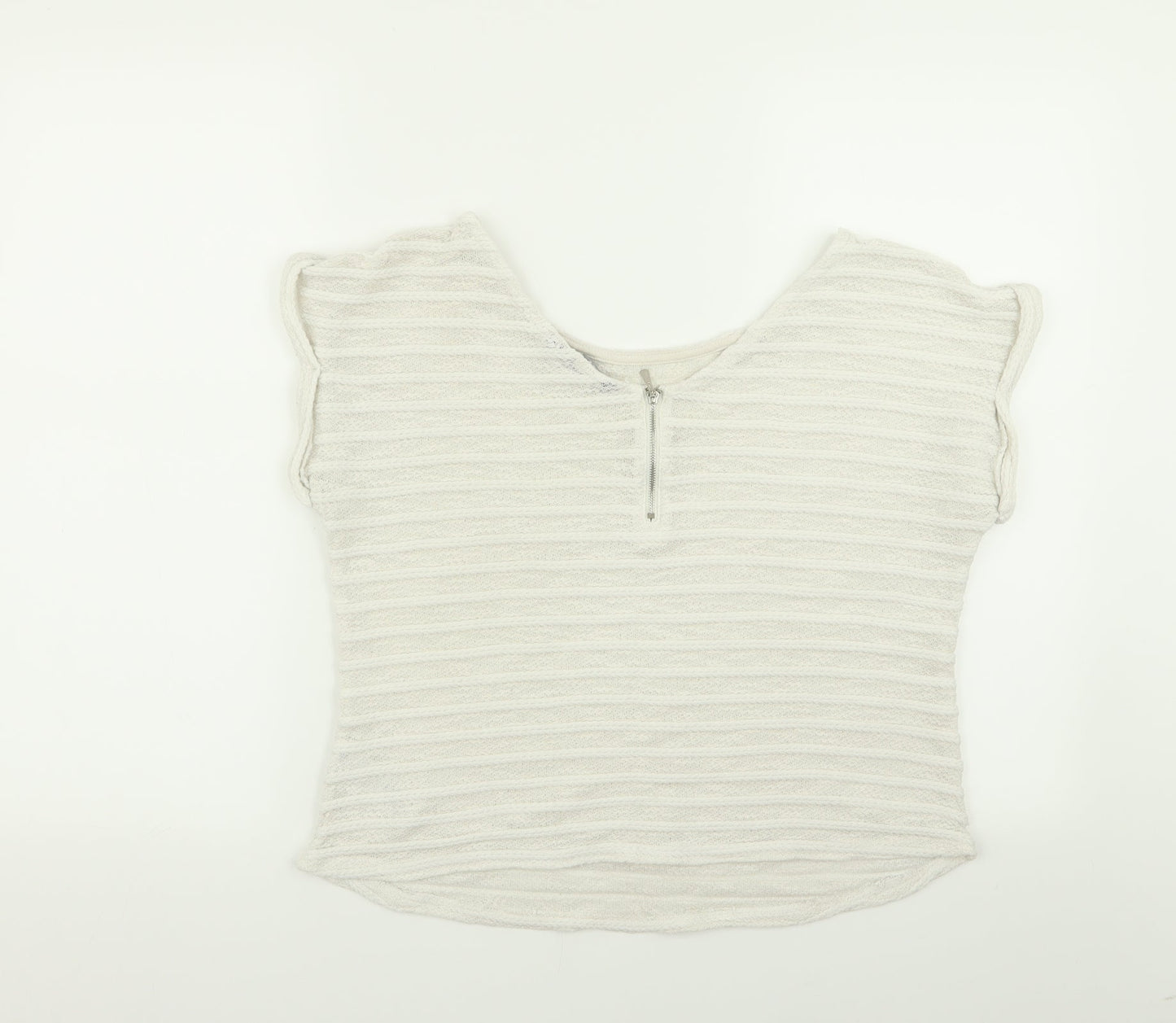 New Look Womens White   Basic T-Shirt Size 12