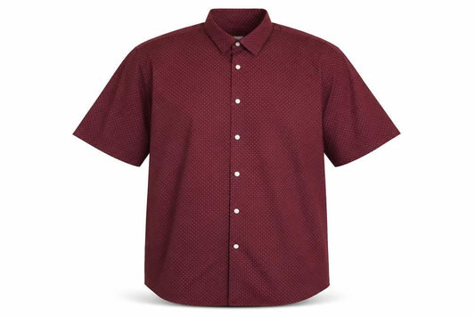 ACW 58 Mens Red Polka Dot   Button-Up Size 2XL