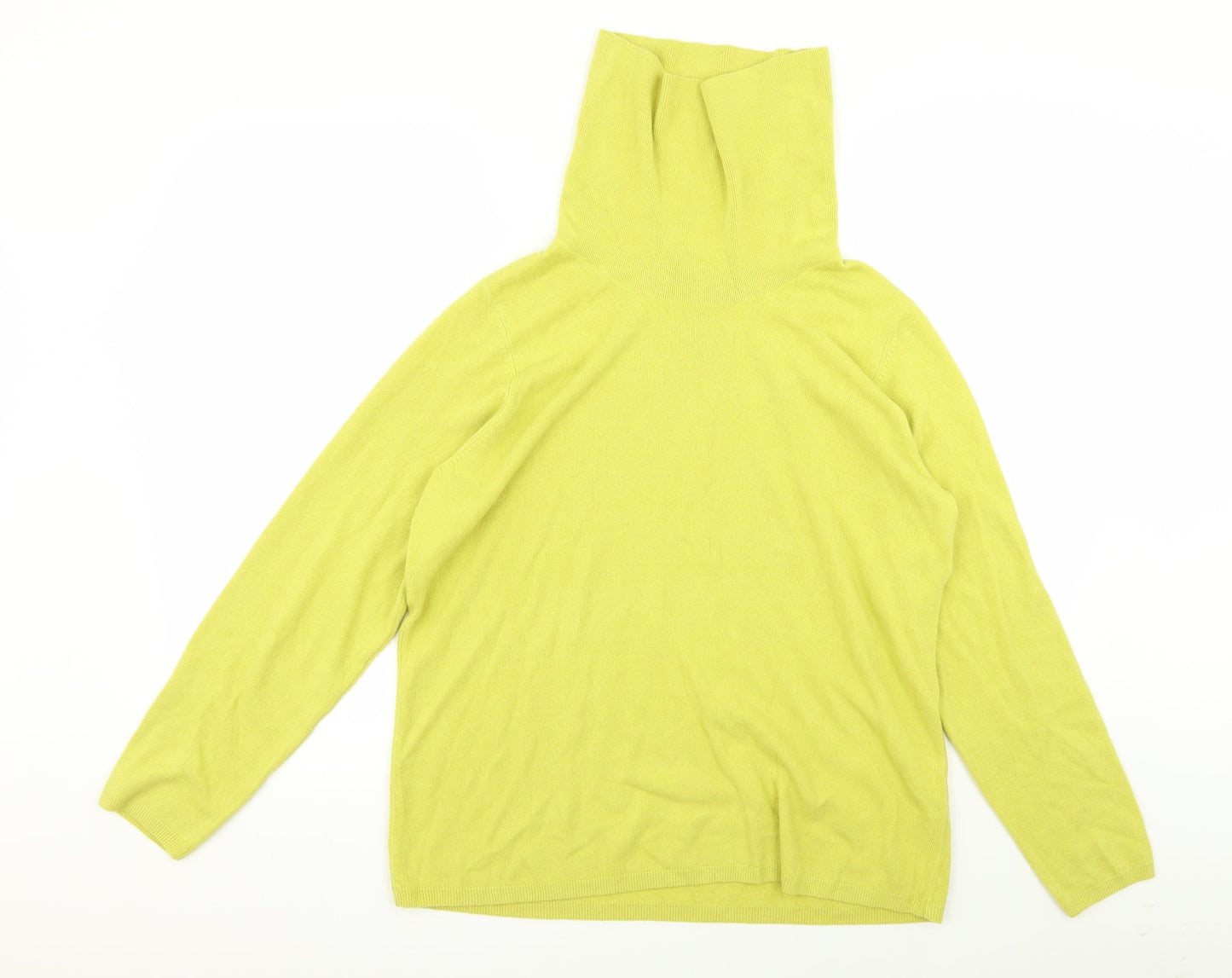 Bonmarché Womens Yellow   Pullover Jumper Size 16