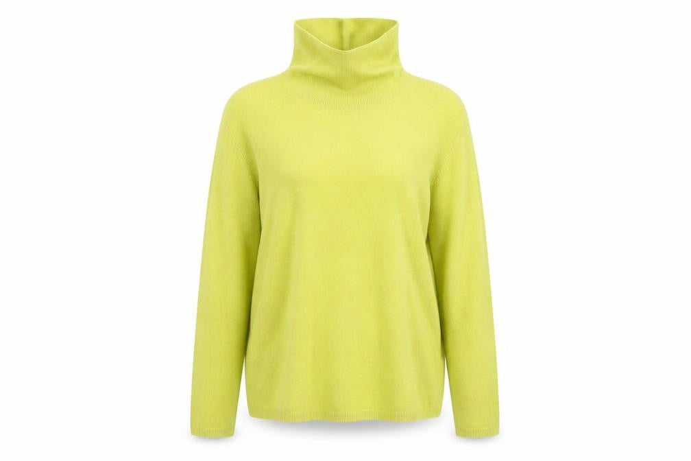 Bonmarché Womens Yellow Pullover Jumper Size 16