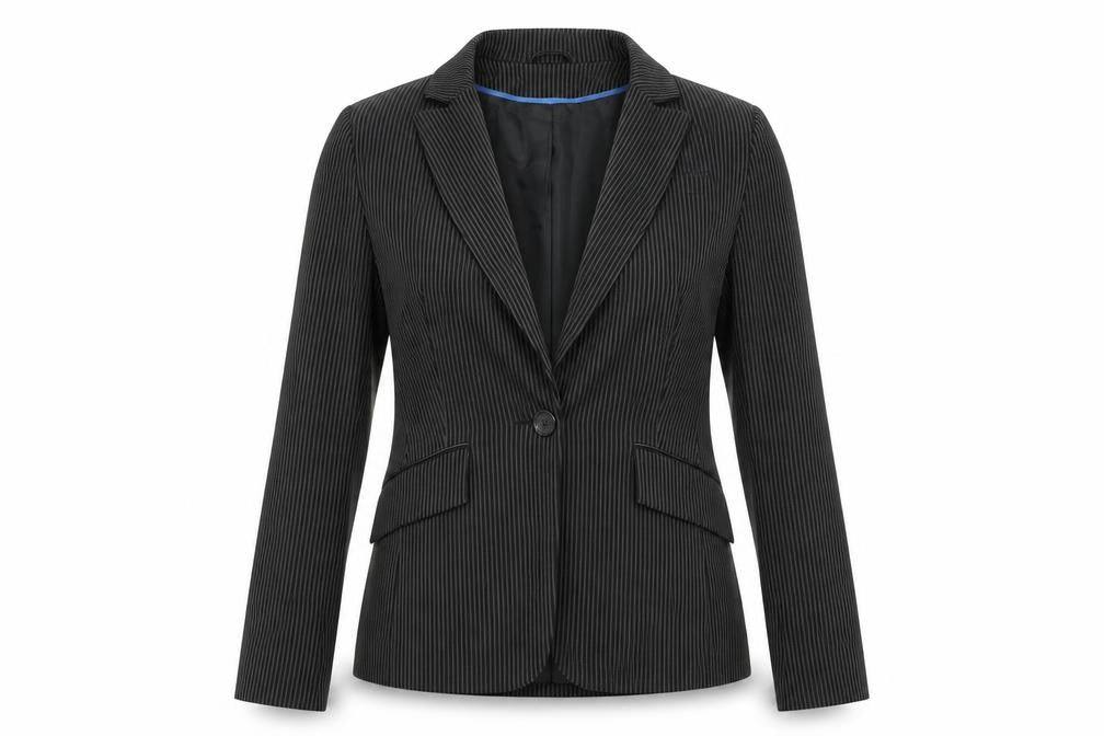 Dorothy Perkins Womens Black Striped  Jacket Blazer Size 10