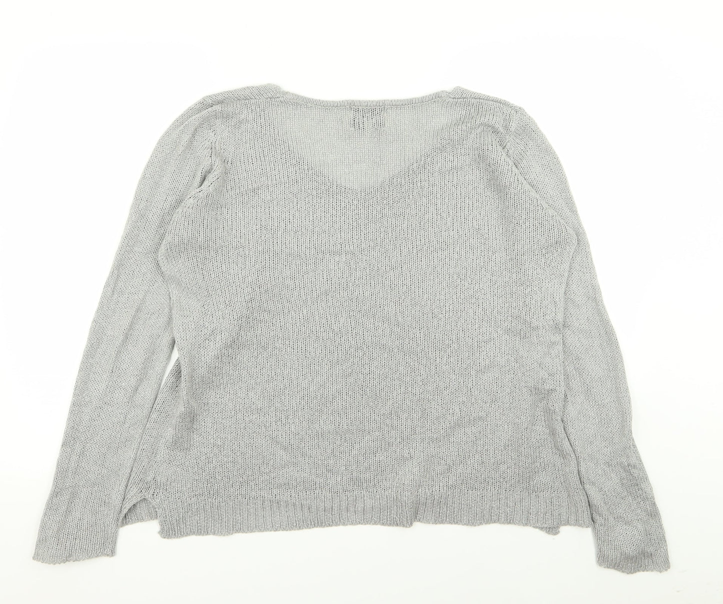 Papaya Womens Grey   Pullover Jumper Size L