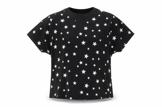 Primark Girls Black Argyle/Diamond  Basic T-Shirt Size 2XS
