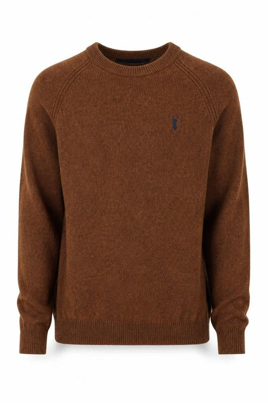 Next Mens Brown Houndstooth  Pullover Sweatshirt Size XS