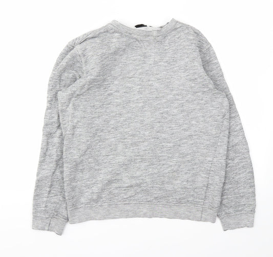 H&M Womens Grey   Pullover Jumper Size S