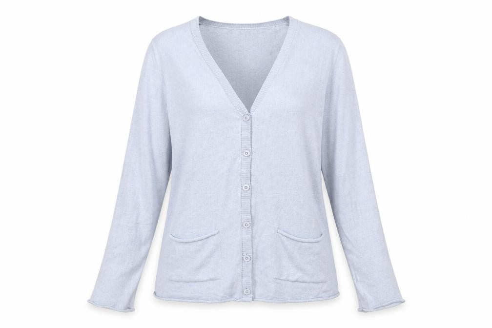 Eddie Bauer Womens Blue   Cardigan Jumper Size S