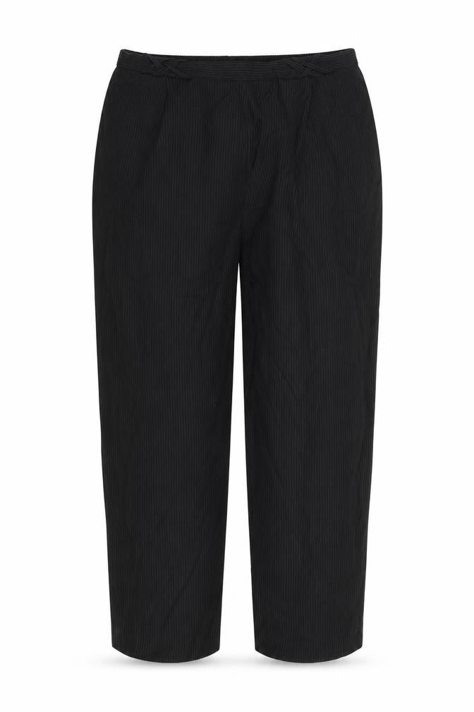 Bonmarché Womens Black Striped Dress Pants Trousers Size 20 L28 in
