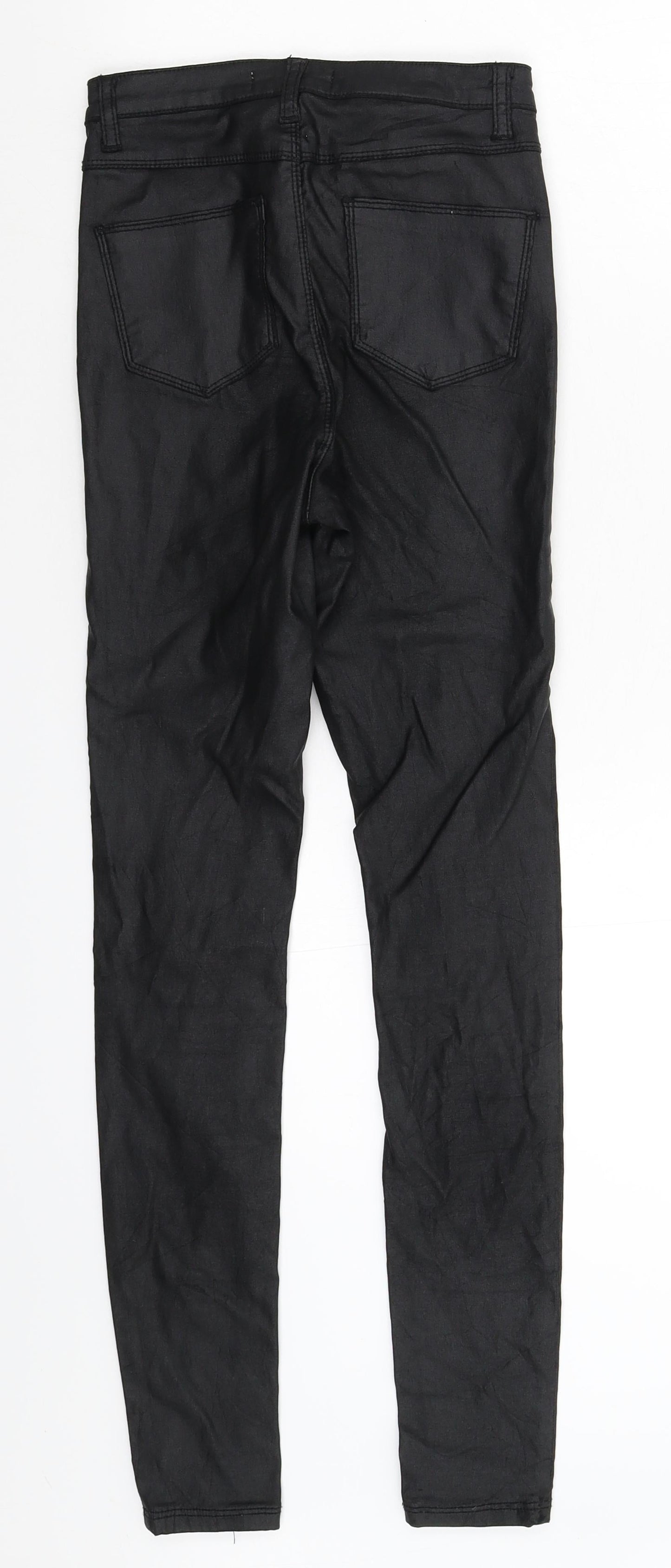 Denim & Co. Womens Black   Jegging Leggings Size 6 L27 in