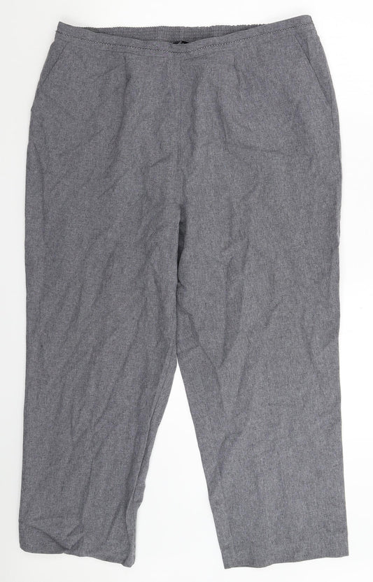 BM Womens Grey   Trousers  Size 20 L27 in