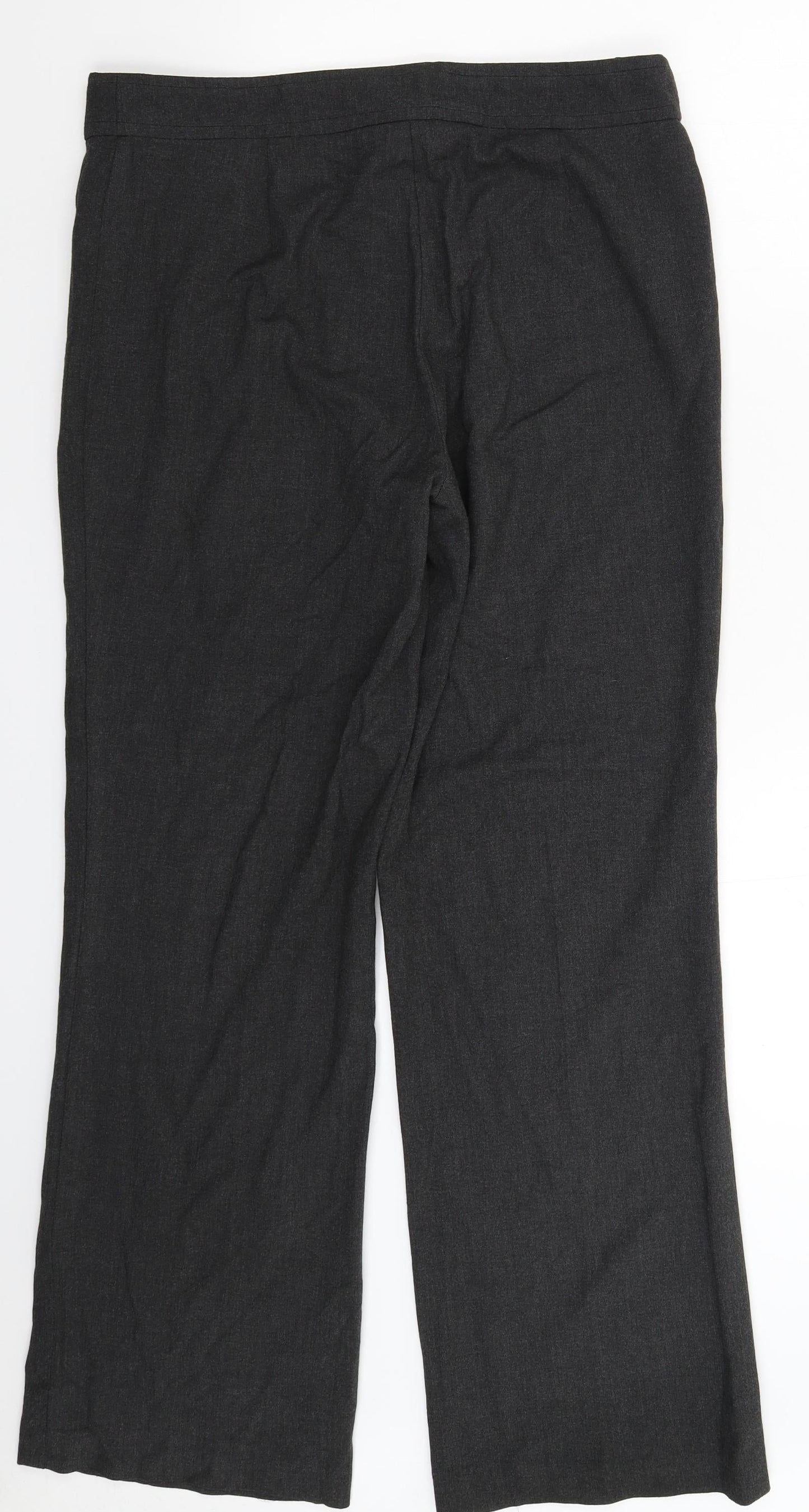 Marks and Spencer Womens Grey   Dress Pants Trousers Size 16 L31 in