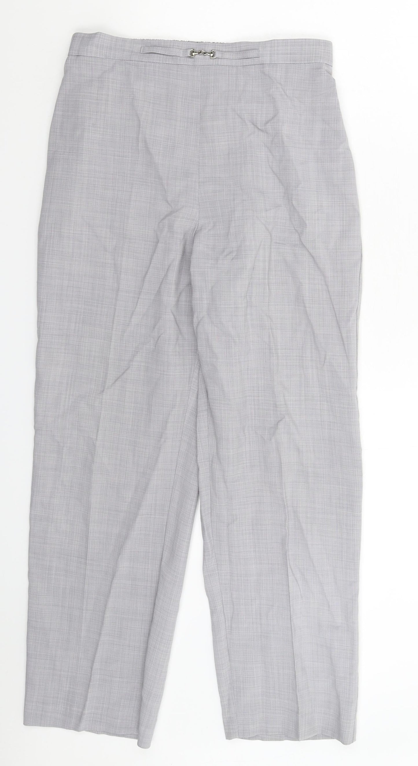 BHS Womens Grey   Dress Pants Trousers Size 10 L27 in