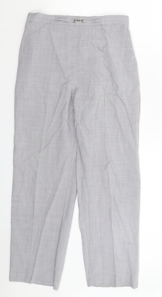 BHS Womens Grey   Dress Pants Trousers Size 10 L27 in