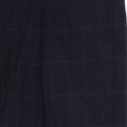 ORSAY Womens Blue Check  Trousers  Size 28 in L28 in