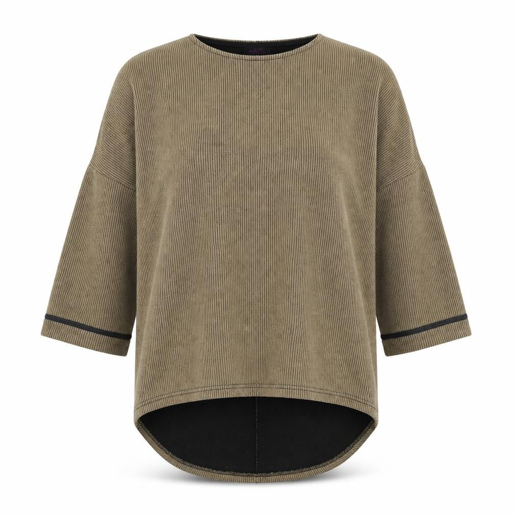 Stella Morgan Womens Beige Striped Knit Pullover Jumper Size 8  - Oversized