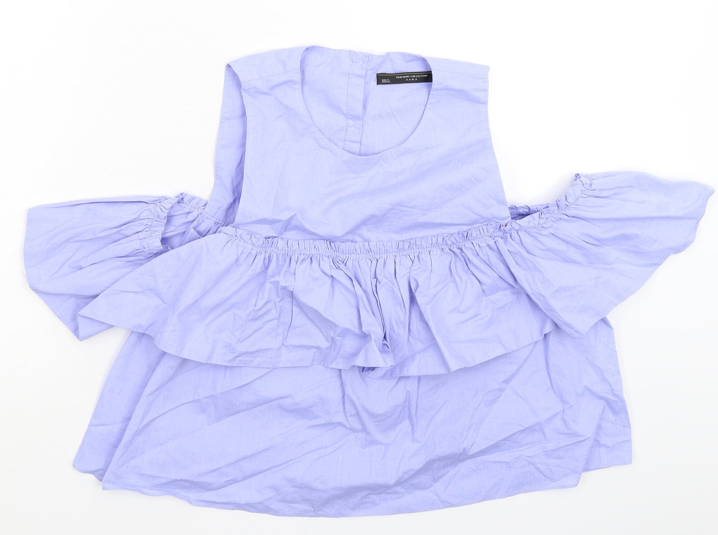 Zara Womens Blue   Basic Button-Up Size S