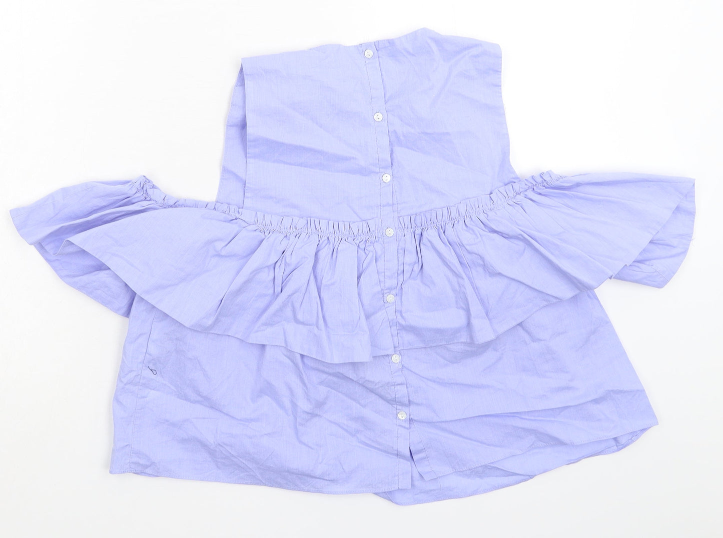 Zara Womens Blue   Basic Button-Up Size S