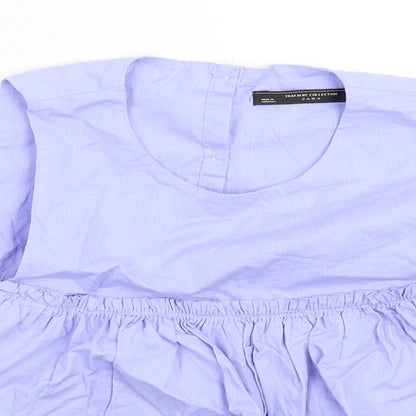 Zara Womens Blue   Basic Button-Up Size S