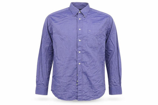 Armand Thiery Mens Blue    Button-Up Size L
