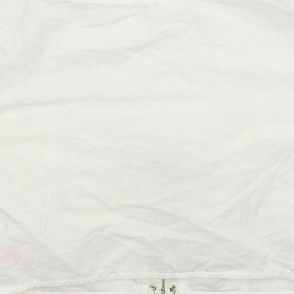 Boohoo Womens White   Basic T-Shirt Size 8
