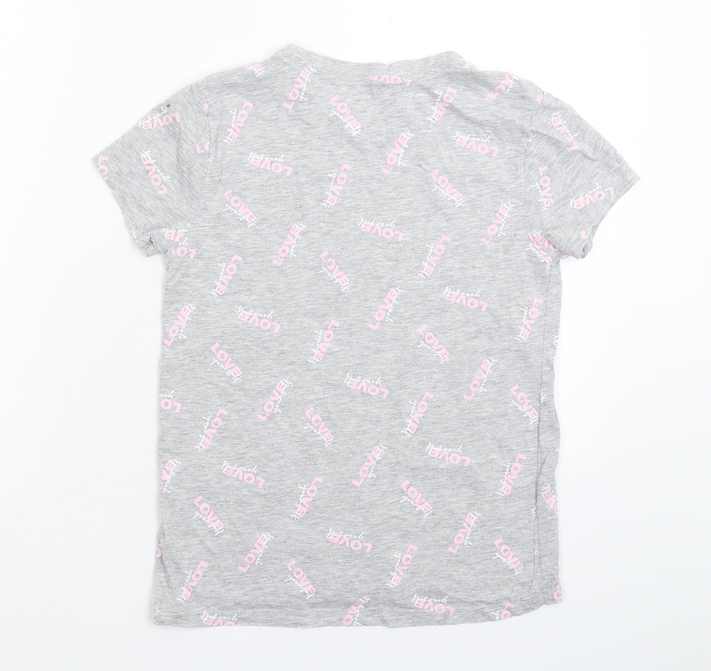 Primark Womens Grey   Basic T-Shirt Size 6