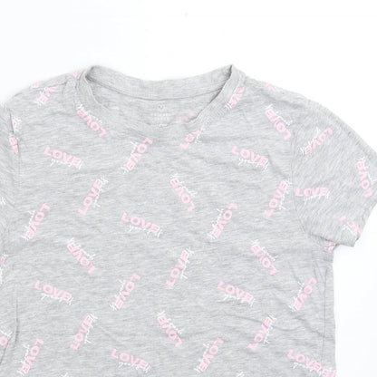 Primark Womens Grey   Basic T-Shirt Size 6