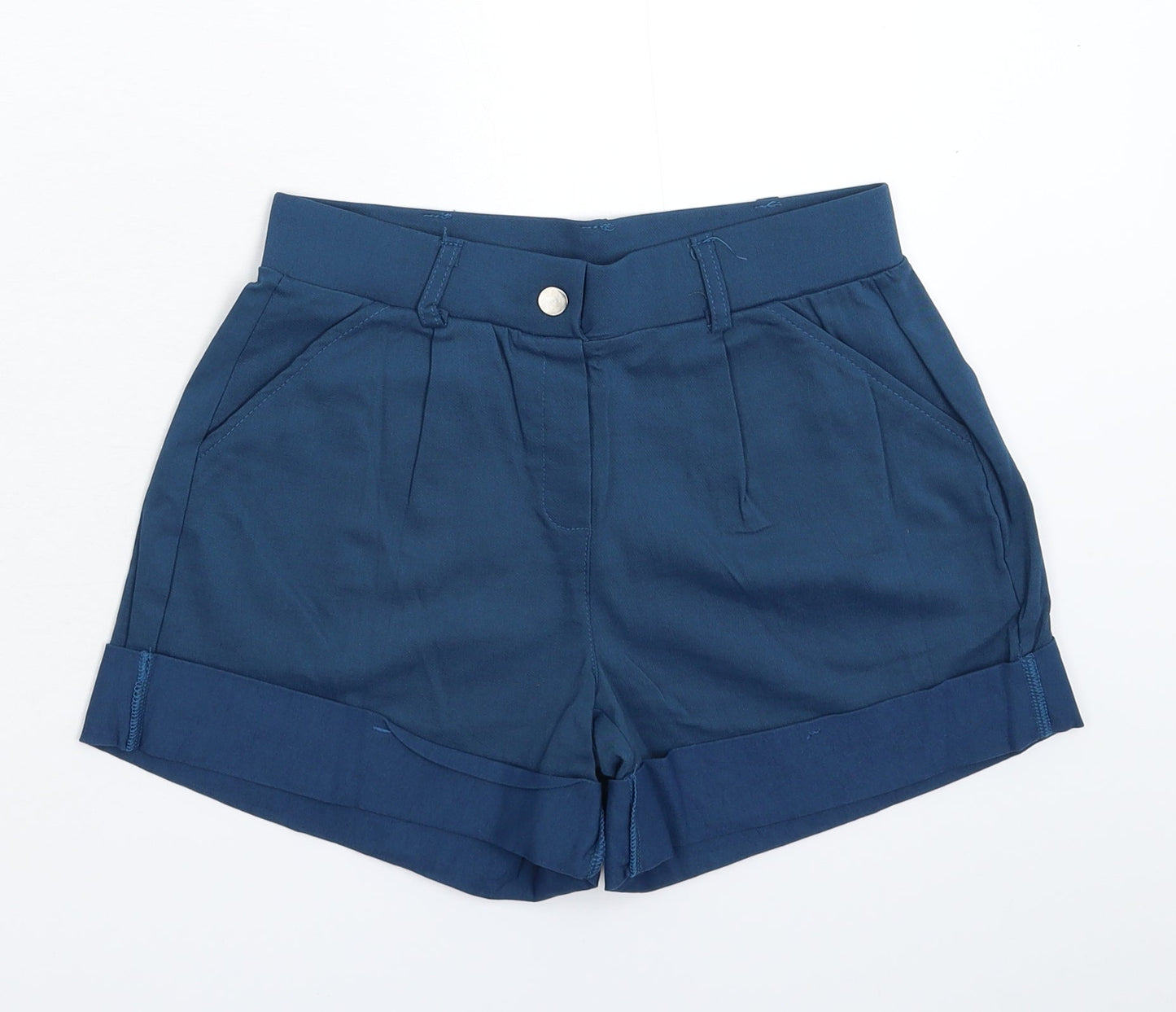 A Express Womens Blue   Hot Pants Shorts Size S